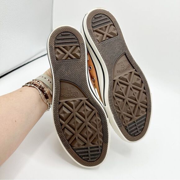 Customized Ombré Orange Yellow Converse All Star Low-Top Unisex Sneakers M4 W6 - Picture 12 of 15